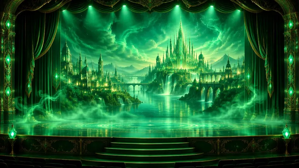 Original illustration for Wicked