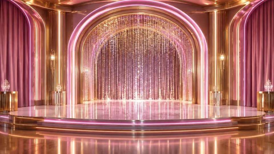 Generic Las Vegas show stage artwork