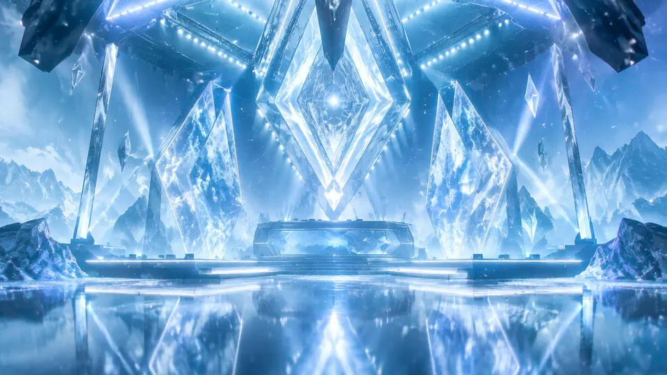 Original stage illustration for Illenium; no likeness, logos or tour art