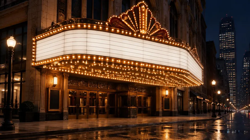 Generic Broadway theater artwork