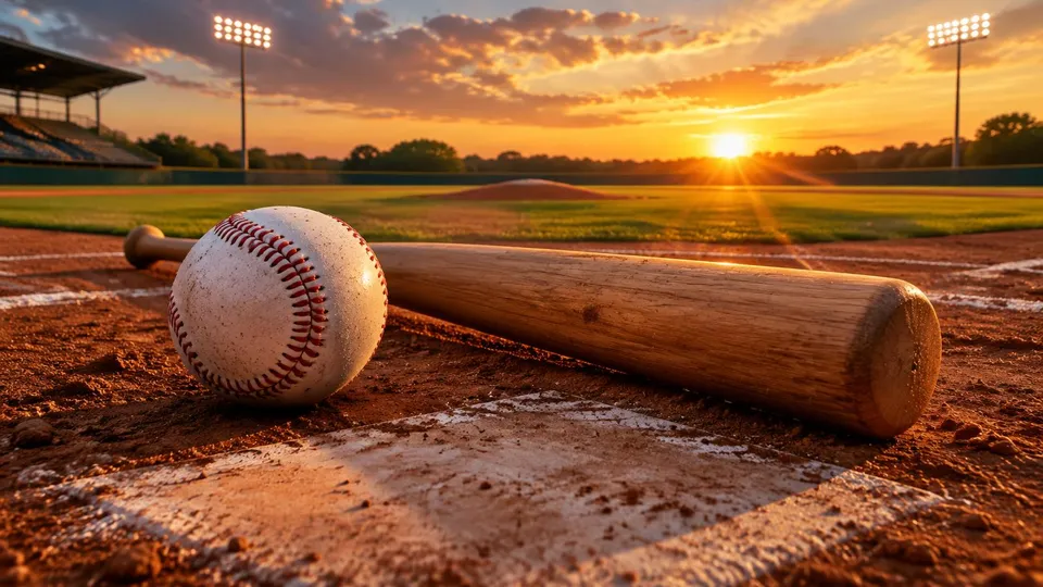 Generic baseball field artwork