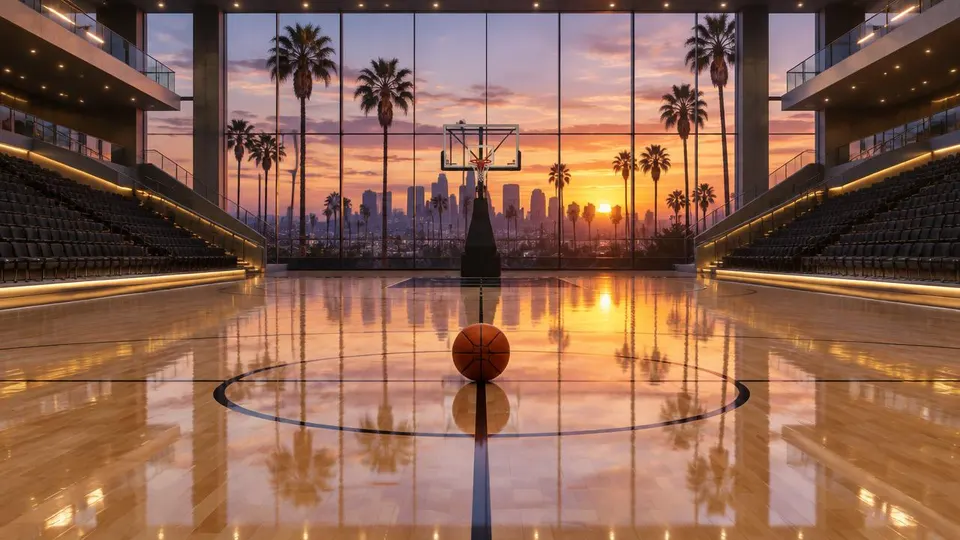 Original illustration for Los Angeles Lakers