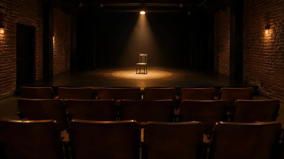 Generic small theater stage artwork