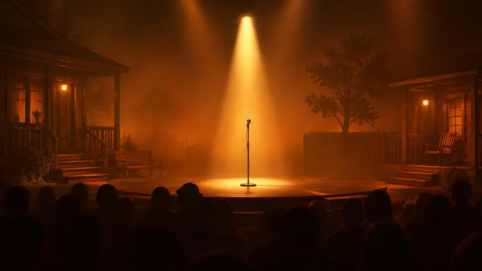 Original stage illustration for J. Cole; no likeness, logos or tour art
